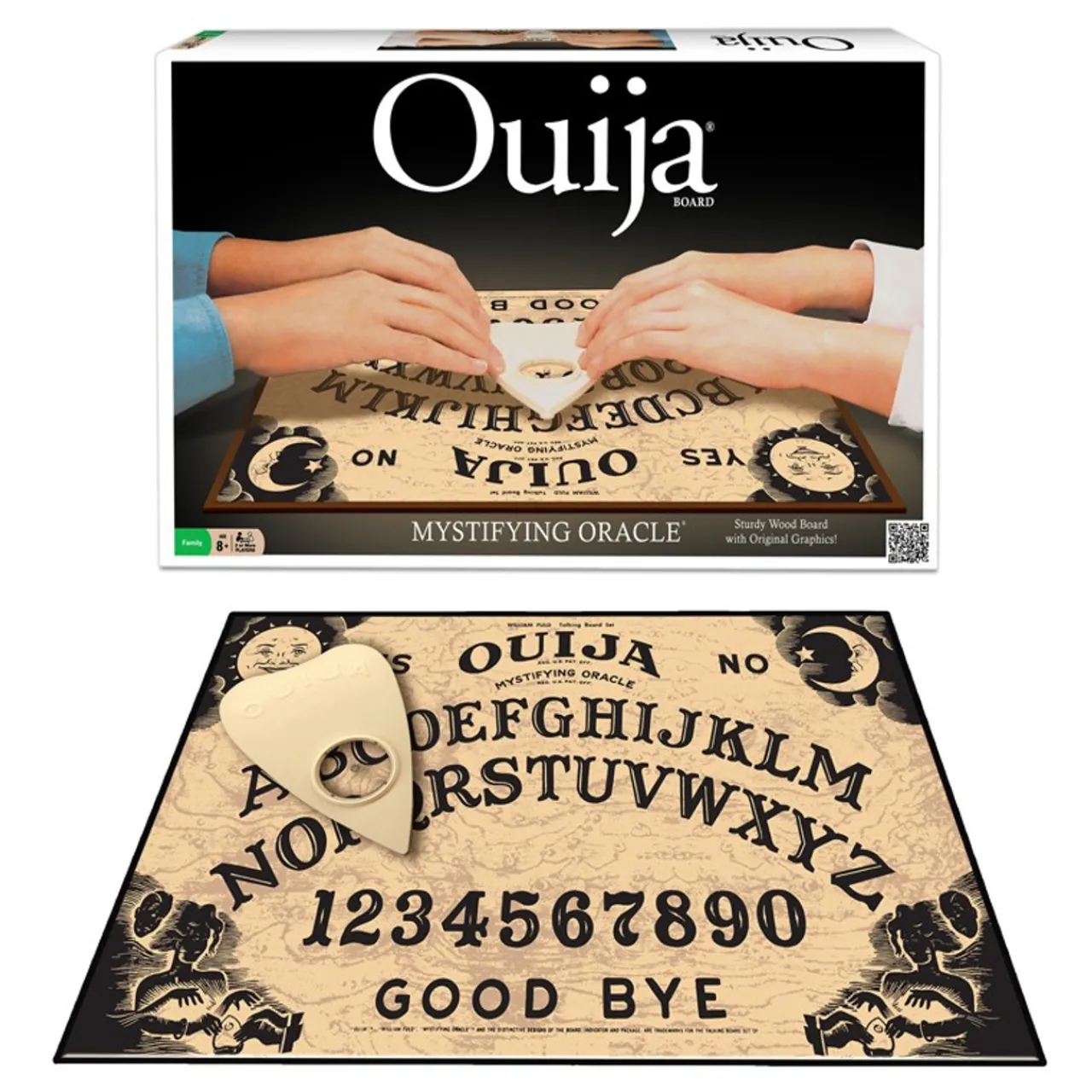 OUIJA® CLASSIC EDITION BOARD GAME.|