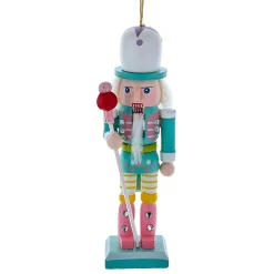 Pastel Green Nutcracker Ornament|Kurt Adler Outlet