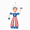 Patriotic Lady Liberty Ornament| Outlet