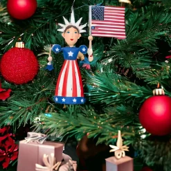 Patriotic Lady Liberty Ornament| Outlet