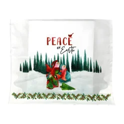 Peace On Earth Snowman Tea Towel| Best