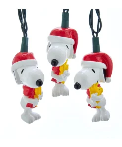 Peanuts10-Light LED Snoopy and Woodstock Light Set|Kurt Adler Best