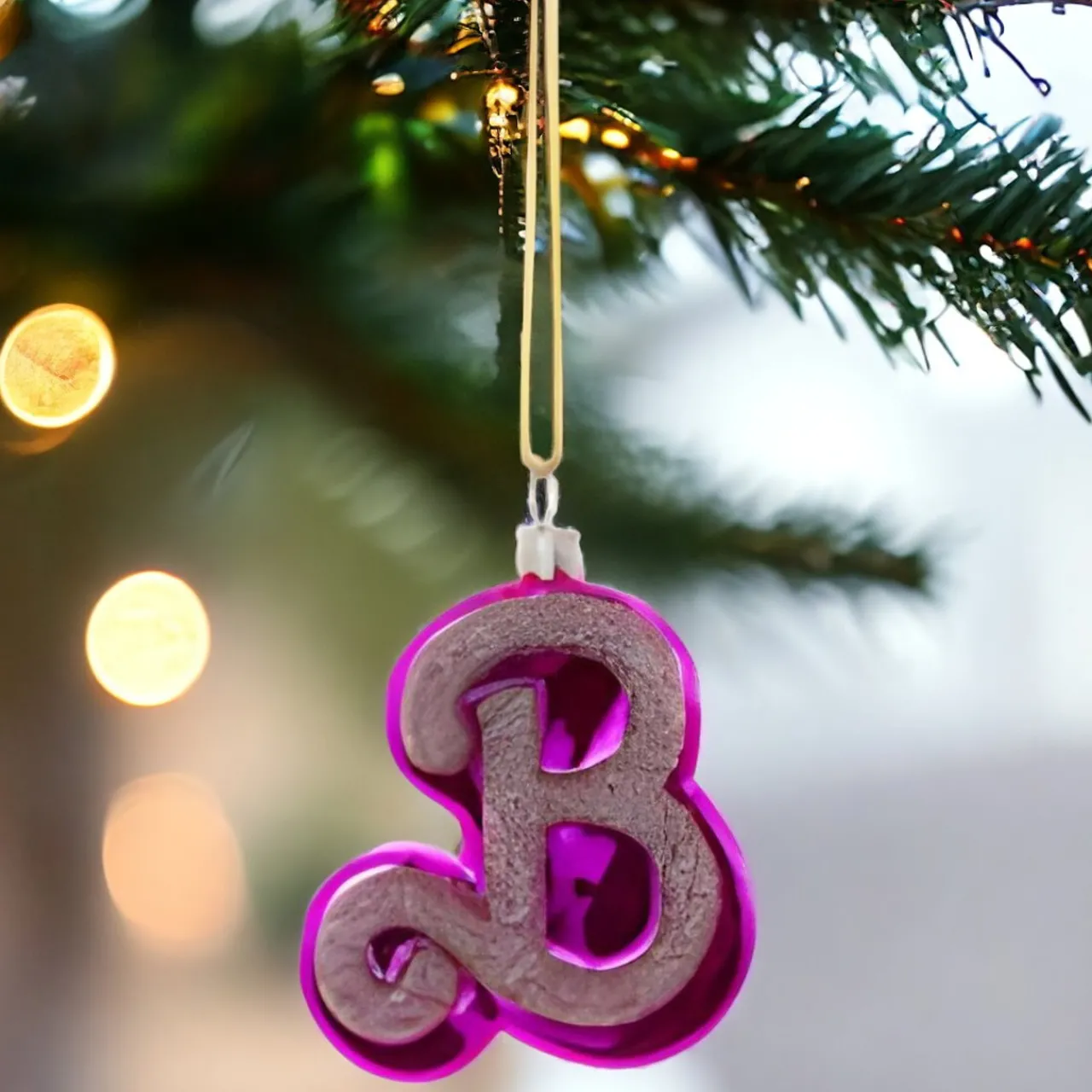 Personalized Barbie B Letter Ornament|Cody Foster & Co.