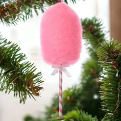 Pink Cotton Candy Ornament|Kurt Adler Online