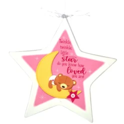 Pink Star Baby Ornament| Clearance