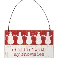 Primitives By Kathy Chillin' with My Snowmies Ornament|