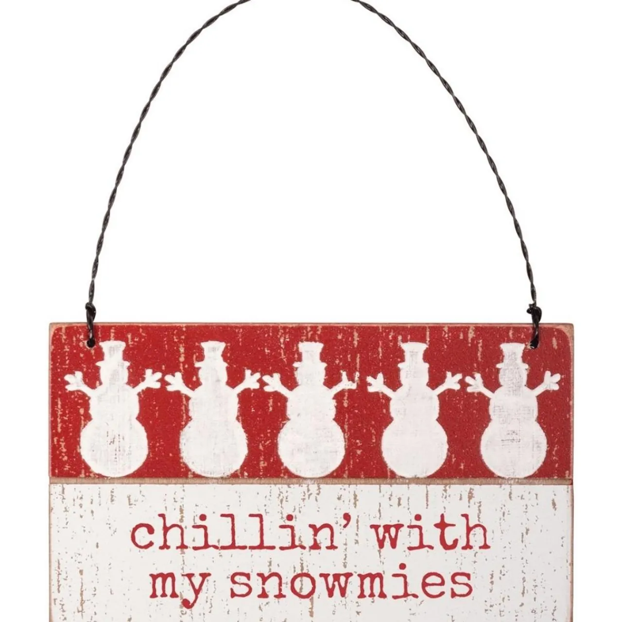 Primitives By Kathy Chillin' with My Snowmies Ornament|