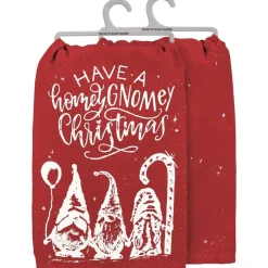 Primitives by Kathy Have A Homey Gnomey Christmas Dish Towel| Best