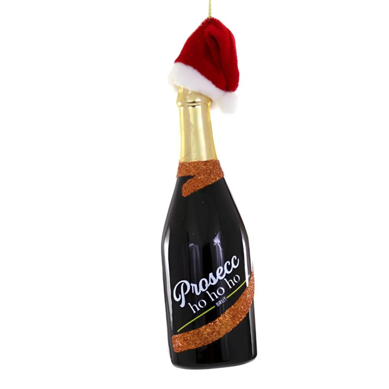 Prosecco Ho-Ho-Ho Bottle Ornament|Cody Foster & Co. Clearance
