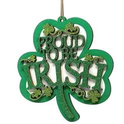 Proud to Be Irish Shamrock Ornament| Best