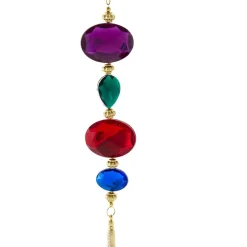 Purple Jeweled Dangle Ornament|Kurt Adler Clearance