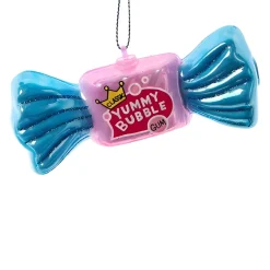Purple Yummy Bubble Gum Glass Ornament|Kurt Adler Best