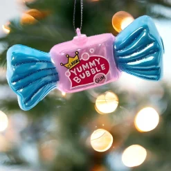 Purple Yummy Bubble Gum Glass Ornament|Kurt Adler Best