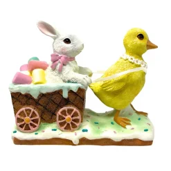 7" Duckling Pulling Easter Cart| Sale