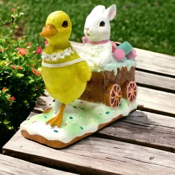 7" Duckling Pulling Easter Cart| Sale