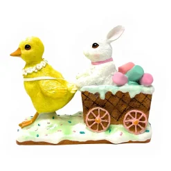 7" Duckling Pulling Easter Cart| Sale
