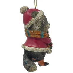 Raccoon With Wreath Ornament - The Christmas Loft| New