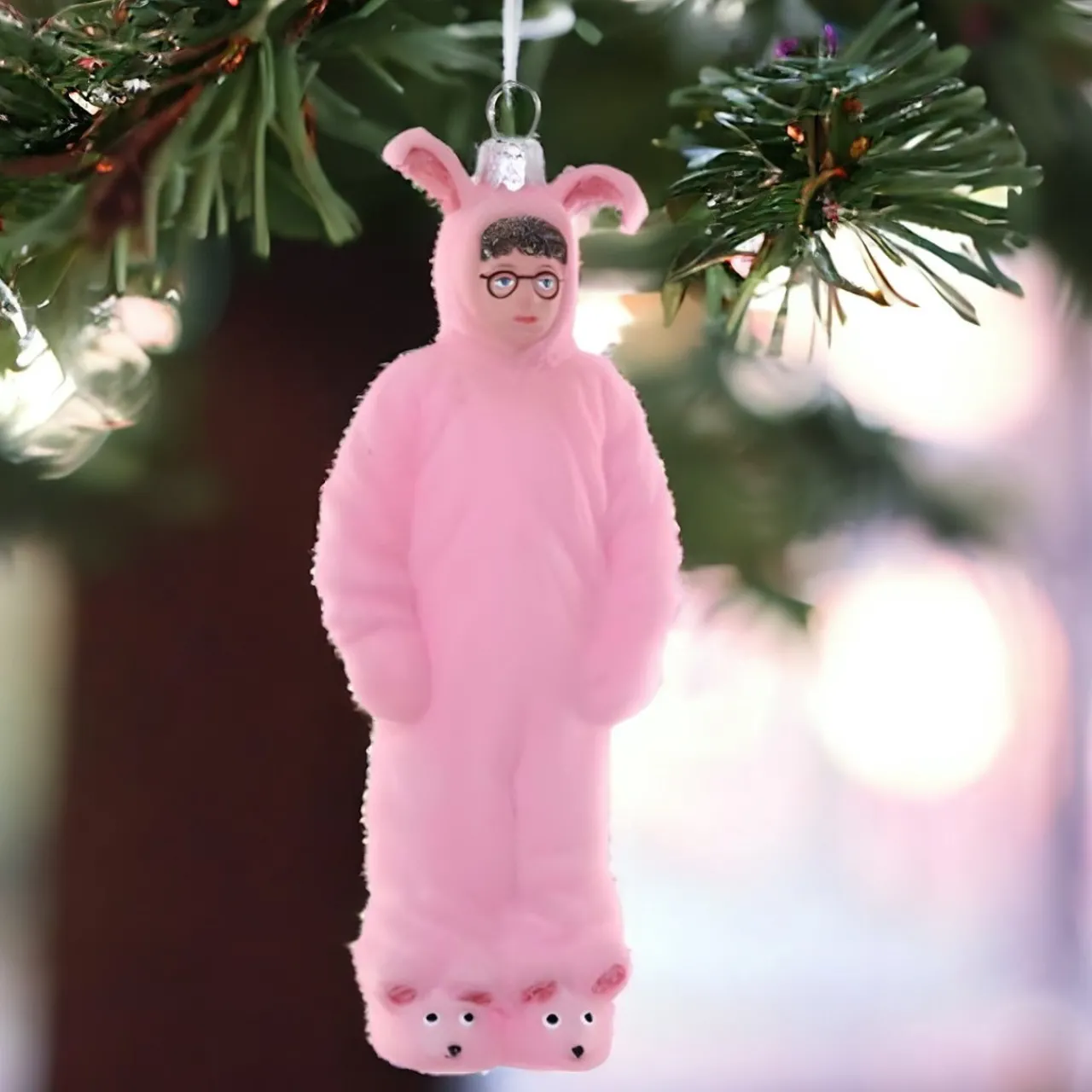 Ralphie Pink Bunny Suit Ornament|Cody Foster & Co. Clearance