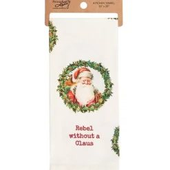 Rebel Claus Kitchen Towel| Clearance