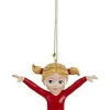 Red Gymnast Girl Ornament|Kurt Adler Online
