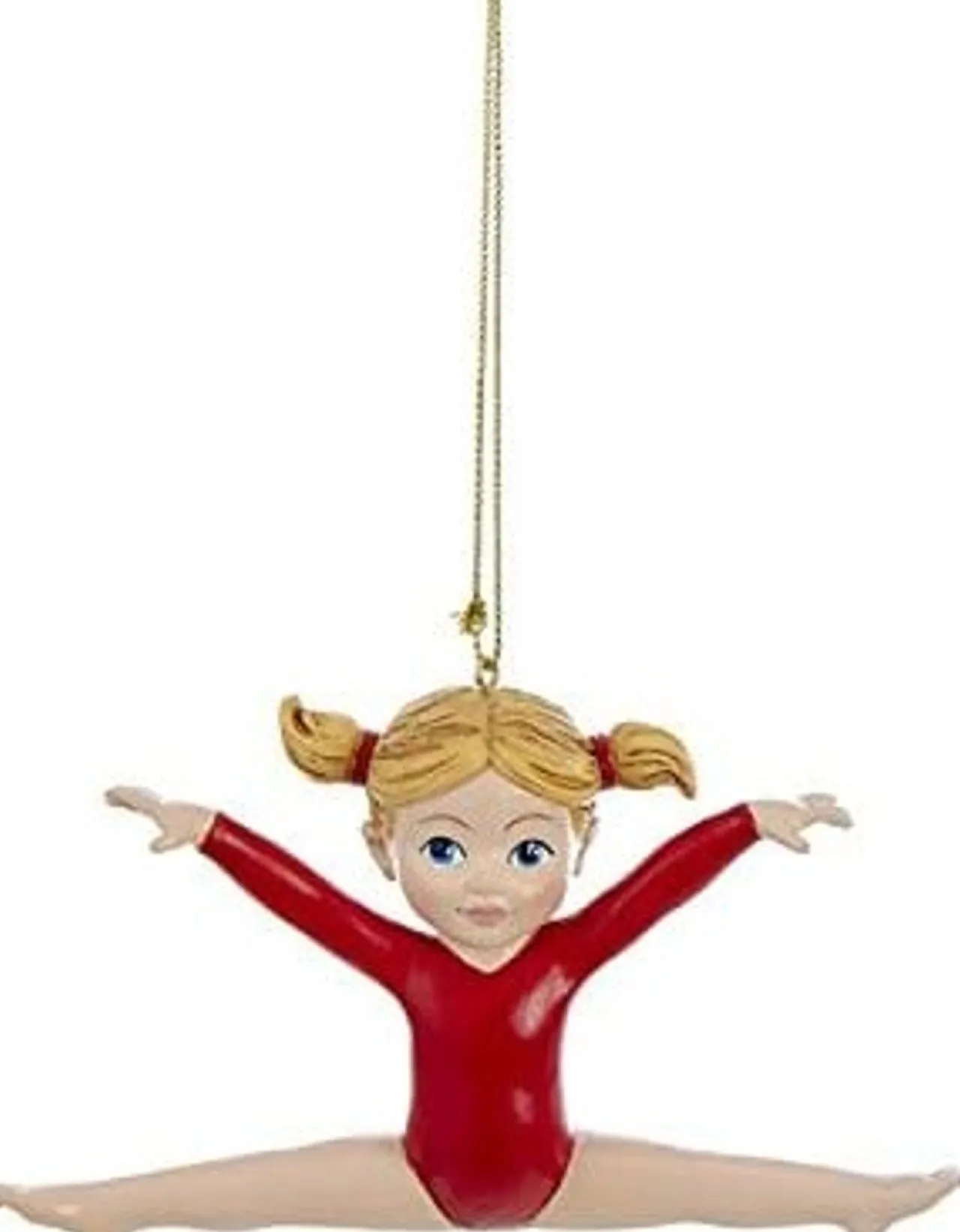 Red Gymnast Girl Ornament|Kurt Adler Online
