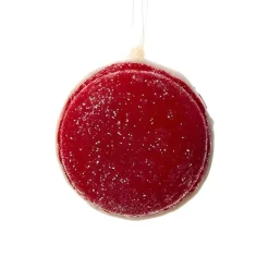Red Mini Macaroon Ornament|Kurt Adler Clearance