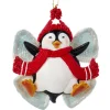 Red Penguin Angel Ornament|Kurt Adler Hot