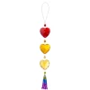 Red Rainbow Heart Ornament| Best