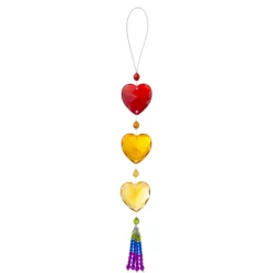 Red Rainbow Heart Ornament| Best