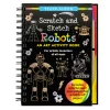 Robots Scratch & Sketch Art Activity Book|