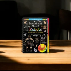 Robots Scratch & Sketch Art Activity Book|