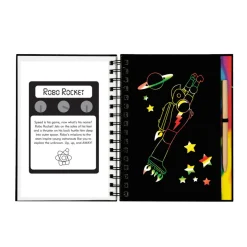 Robots Scratch & Sketch Art Activity Book|