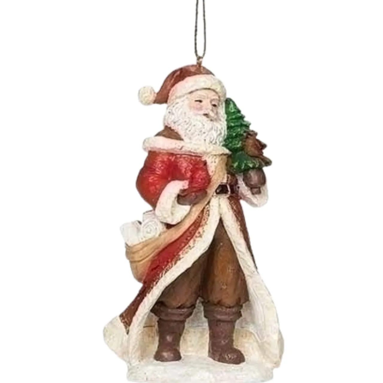 Roman - 5" Santa Ornament Holding A Tree| Online