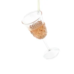 Rose Wine Glass Christmas Ornament|Cody Foster & Co. Hot