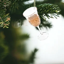 Rose Wine Glass Christmas Ornament|Cody Foster & Co. Hot