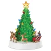 Rotating Musical LED Christmas Tree With Santa and Sleigh Figurine| Sale
