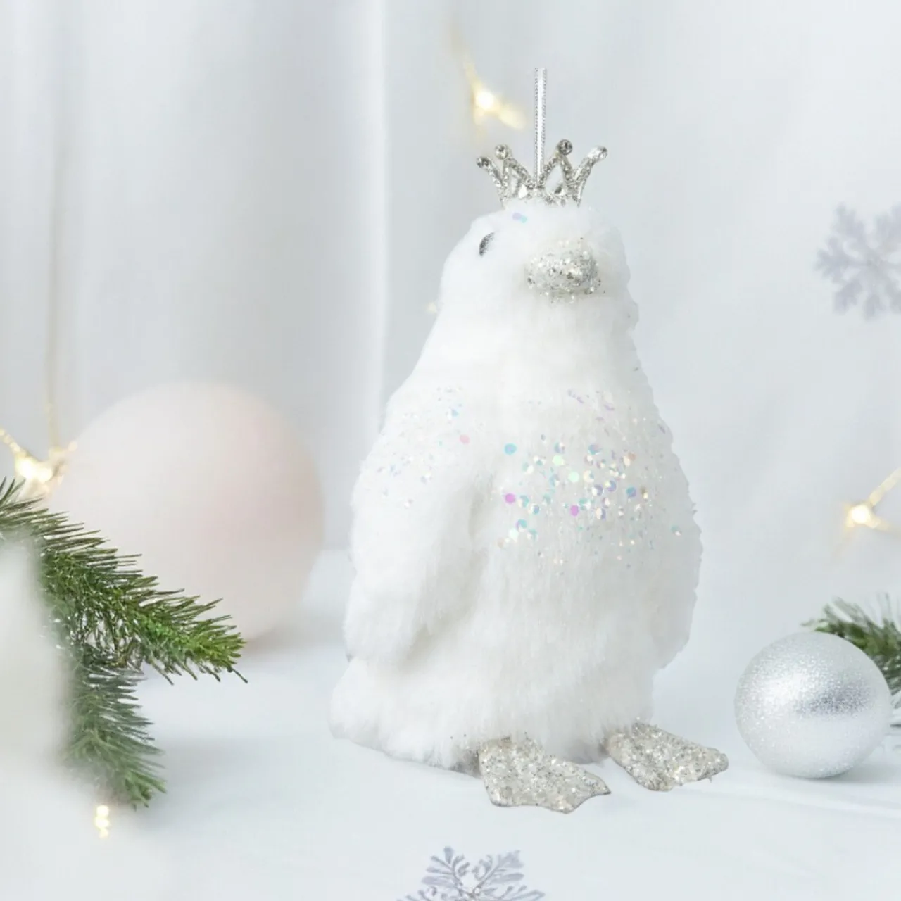 Royal White Penguin Ornament| Best
