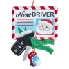 Santa Driving License Ornament|Kurt Adler Discount