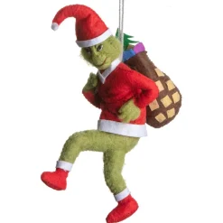 Santa Grinch Ornament | The Christmas Loft| Sale