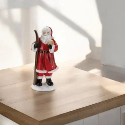 Santa with Skis Figurine| Sale