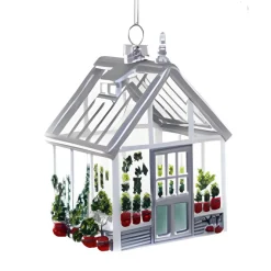 Silver Reclaimed Greenhouse Ornament|Cody Foster & Co. Clearance