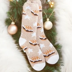 Smores Cozy Crew Socks| Online