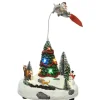 Snowman Flying Over Tree - The Christmas Loft|Lumineo Online