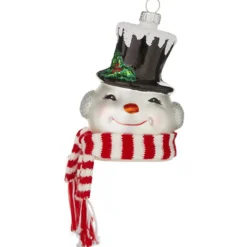 Snowman Head Ornament | The Christmas Loft|