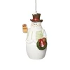 Snowman with Mistletoe Pattern and Top Hat Ornament| Best