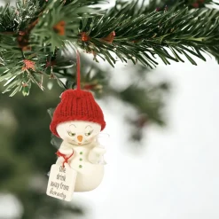 Snowpinions One Drink Away From Honesty Snowman Ornament|Department 56