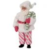 Soo Sweet Small Santa Holding Candy Cane Figurine| Sale
