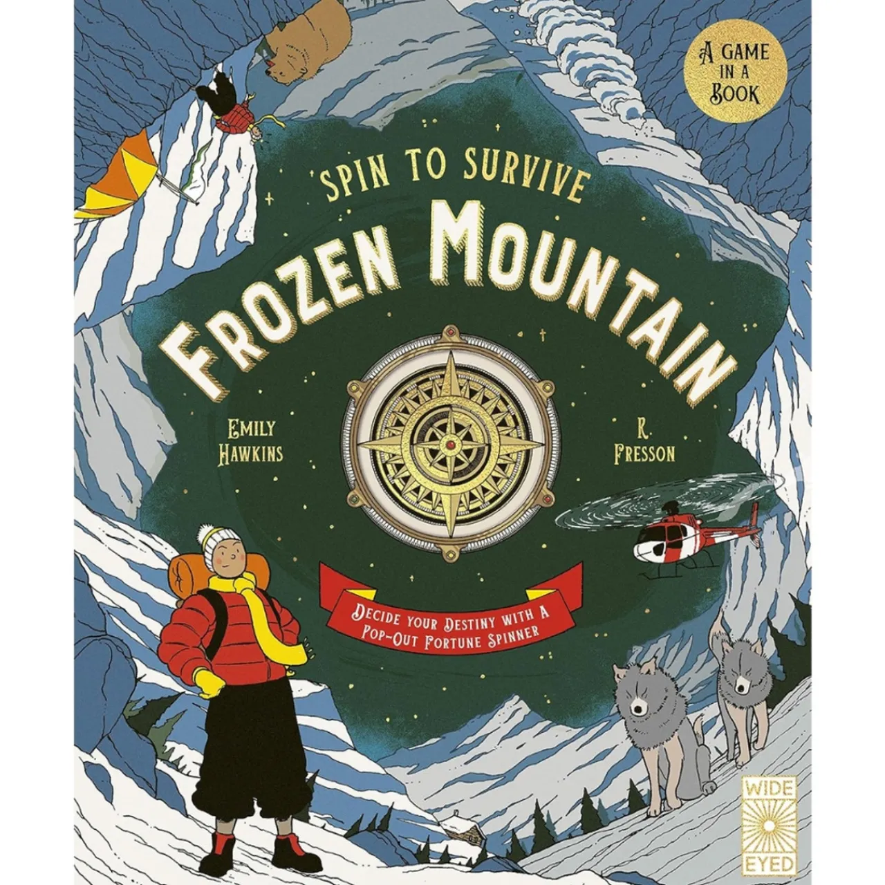 Spin to Survive: Frozen Mountain Adventure Game Book| Best