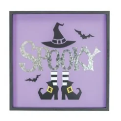 Spooky Hanging Wood Sign - The Christmas Loft| Discount