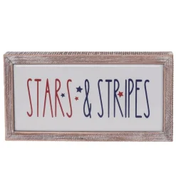 Stars and Stripes Wall Sign | The Christmas Loft| Discount